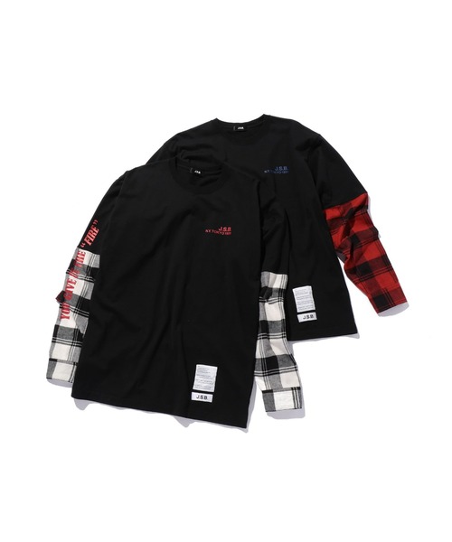 J.S.B.(ジェーエスビー)の「Change Check L/S Tee(Tシャツ/カットソー・メンズ・レッド・MEDIUM)」の6枚目の写真