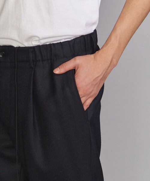 BEAUTY&YOUTH UNITED ARROWS（ビューティーアンドユースユナイテッドアローズ）の「BY ウォッシャブル フラノ テーパード イージーパンツ ：（その他パンツ・メンズ・ブラック/ネイビー/モカ・S/M/L/XL）」の13枚目の写真
