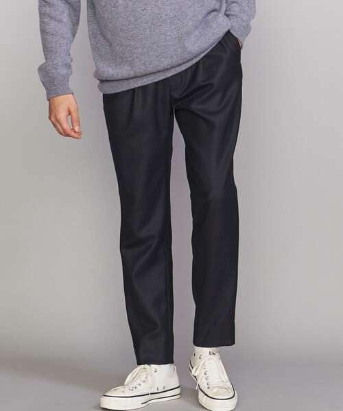 BEAUTY&YOUTH UNITED ARROWS（ビューティーアンドユースユナイテッドアローズ）の「BY ウォッシャブル フラノ テーパード イージーパンツ ：（その他パンツ・メンズ・ブラック/ネイビー/モカ・S/M/L/XL）」の18枚目の写真