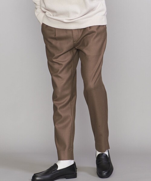 BEAUTY&YOUTH UNITED ARROWS（ビューティーアンドユースユナイテッドアローズ）の「BY ウォッシャブル フラノ テーパード イージーパンツ ：（その他パンツ・メンズ・ブラック/ネイビー/モカ・S/M/L/XL）」の16枚目の写真