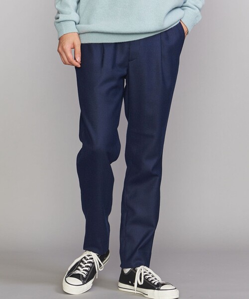 BEAUTY&YOUTH UNITED ARROWS（ビューティーアンドユースユナイテッドアローズ）の「BY ウォッシャブル フラノ テーパード イージーパンツ ：（その他パンツ・メンズ・ブラック/ネイビー/モカ・S/M/L/XL）」の12枚目の写真