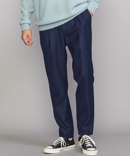 BEAUTY&YOUTH UNITED ARROWS（ビューティーアンドユースユナイテッドアローズ）の「BY ウォッシャブル フラノ テーパード イージーパンツ ：（その他パンツ・メンズ・ブラック/ネイビー/モカ・S/M/L/XL）」の8枚目の写真