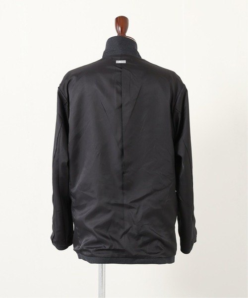 JOURNAL STANDARD relume(ジャーナルスタンダード レリューム)の「TECH TWEED WASHABLE ジャケット(テーラードジャケット・メンズ・ネイビー/ブラウン・SMALL/MEDIUM/LARGE)」の4枚目の写真