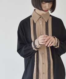 La SRIC | La SRIC / レーステープロングシャツ(シャツ/ブラウス)