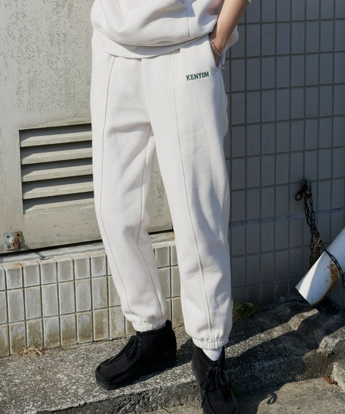 Auntie Rosa Holiday(アンティローザホリデー)の「裏起毛スウェットジョガーパンツ(スウェットパンツ・レディース・グリーン/ライトグレー/アイボリー/ネイビー・FREE)」の15枚目の写真