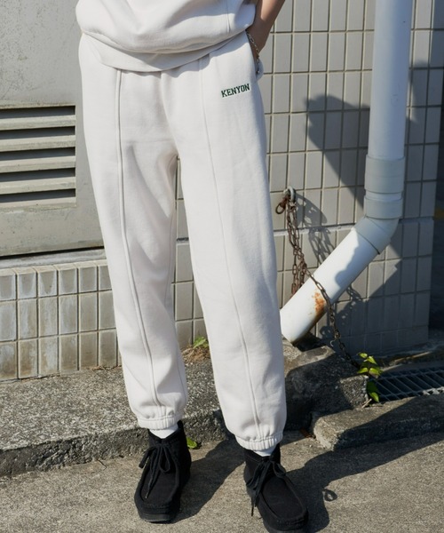 Auntie Rosa Holiday(アンティローザホリデー)の「裏起毛スウェットジョガーパンツ(スウェットパンツ・レディース・グリーン/ライトグレー/アイボリー/ネイビー・FREE)」の16枚目の写真