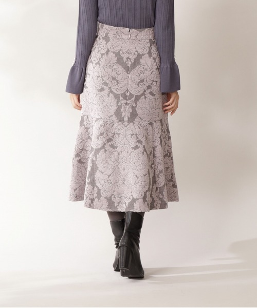 PROPORTION BODY DRESSING（プロポーションボディドレッシング）の「モールジャガードマーメイドスカート / 1211220105（スカート・レディース・グレー/パープル/ワインレッド・SMALL/MEDIUM）」の6枚目の写真