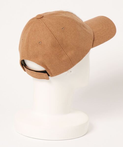 Cheek(チーク)の「ウールライクロゴキャップ(キャップ・レディース・ベージュ/ワイン・FREE)」の3枚目の写真