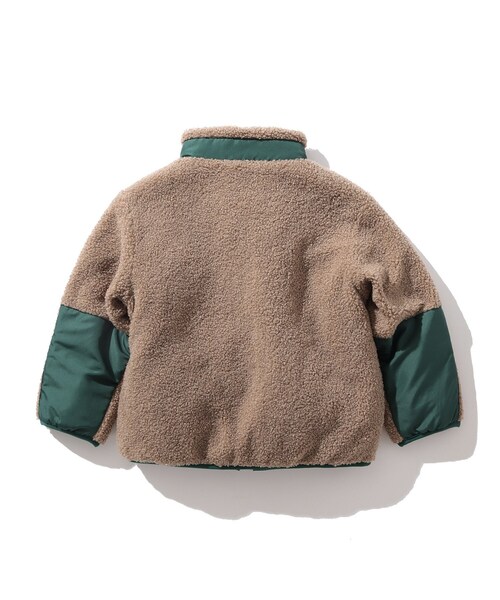 SHOO・LA・RUE(シューラルー)の「◆【90-150cm】ボア×キルトリバーシブルブルゾン(ブルゾン・キッズ・ブラック/ブラウン系その他/アイボリー/ピンク系・11/10/12/15 /13/14/09)」の6枚目の写真