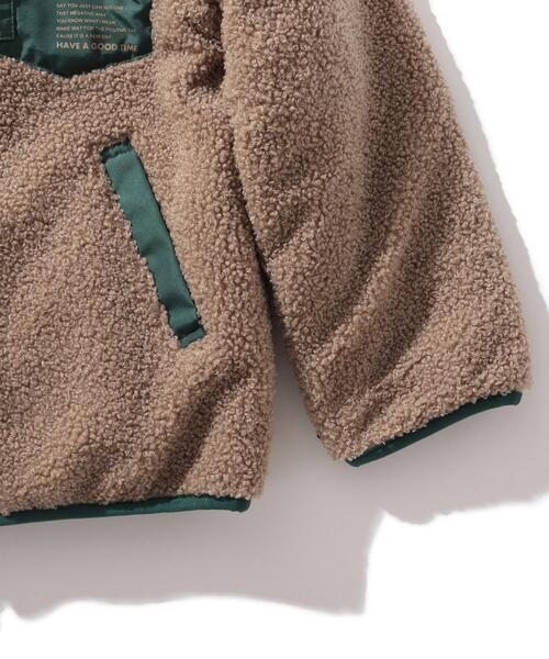 SHOO・LA・RUE(シューラルー)の「◆【90-150cm】ボア×キルトリバーシブルブルゾン(ブルゾン・キッズ・ブラック/ブラウン系その他/アイボリー/ピンク系・11/10/12/15 /13/14/09)」の9枚目の写真