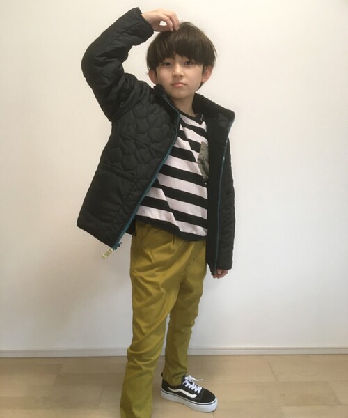 SHOO・LA・RUE(シューラルー)の「◆【90-150cm】ボア×キルトリバーシブルブルゾン(ブルゾン・キッズ・ブラック/ブラウン系その他/アイボリー/ピンク系・11/10/12/15 /13/14/09)」の21枚目の写真