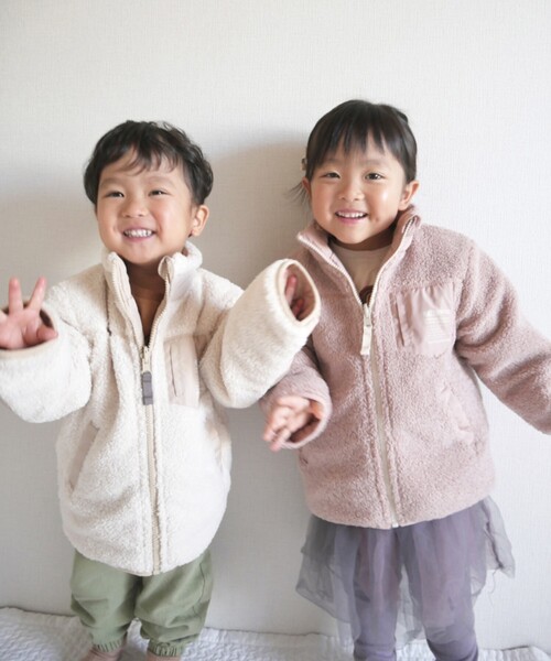 SHOO・LA・RUE(シューラルー)の「◆【90-150cm】ボア×キルトリバーシブルブルゾン(ブルゾン・キッズ・ブラック/ブラウン系その他/アイボリー/ピンク系・11/10/12/15 /13/14/09)」の22枚目の写真