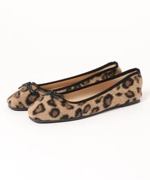 モヘアタッチバレエパンプス[I2371]