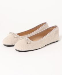 モヘアタッチバレエパンプス[I2371]