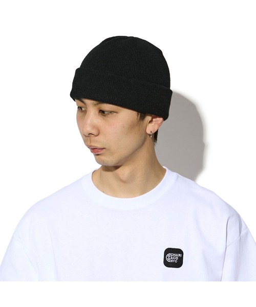 CHARI&CO（チャリアンドコー）の「CHARI&CO PHYSICAL LOGO WATCH CAP キャップ 帽子（ニットキャップ/ビーニー・メンズ・ブラック/ライトグリーン・FREE）」の9枚目の写真