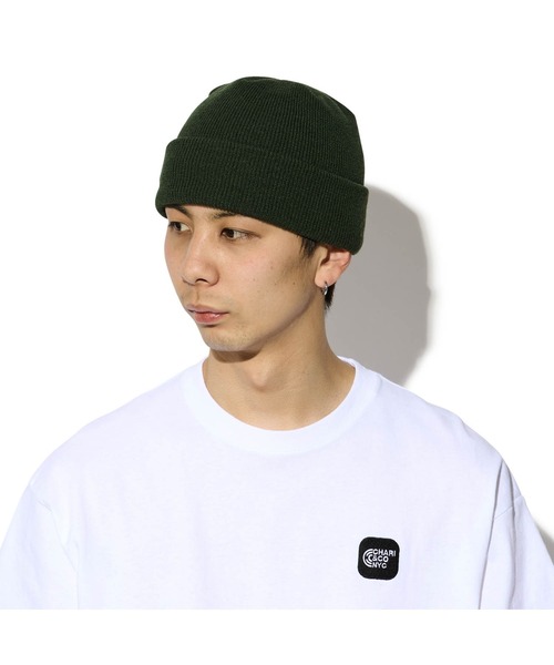 CHARI&CO（チャリアンドコー）の「CHARI&CO PHYSICAL LOGO WATCH CAP キャップ 帽子（ニットキャップ/ビーニー・メンズ・ブラック/ライトグリーン・FREE）」の13枚目の写真