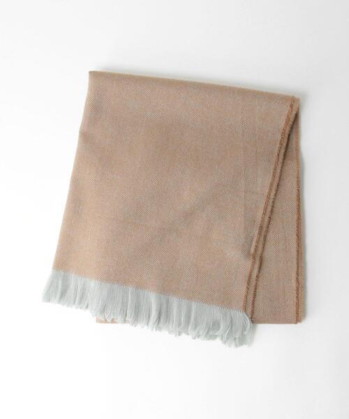 closet story(クローゼットストーリー)の「<closet story(クローゼットストーリー)>カラーフリンジ ストール(ストール/ショール・レディース・ネイビー/ブラウン/ライラック・FREE)」の1枚目の写真