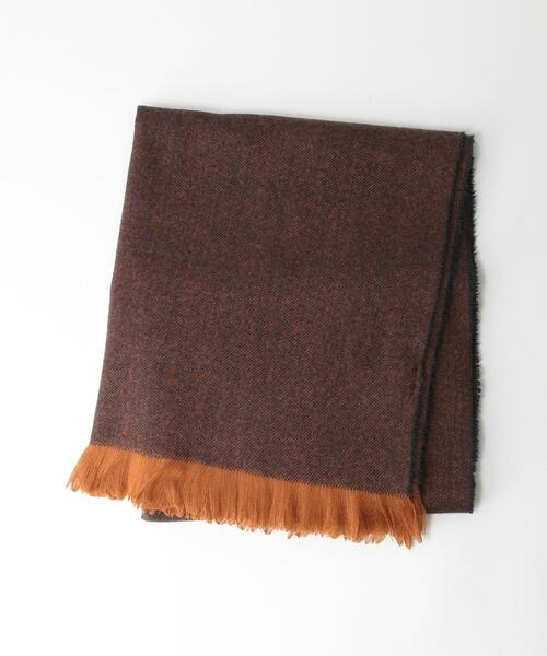 closet story(クローゼットストーリー)の「<closet story(クローゼットストーリー)>カラーフリンジ ストール(ストール/ショール・レディース・ネイビー/ブラウン/ライラック・FREE)」の8枚目の写真