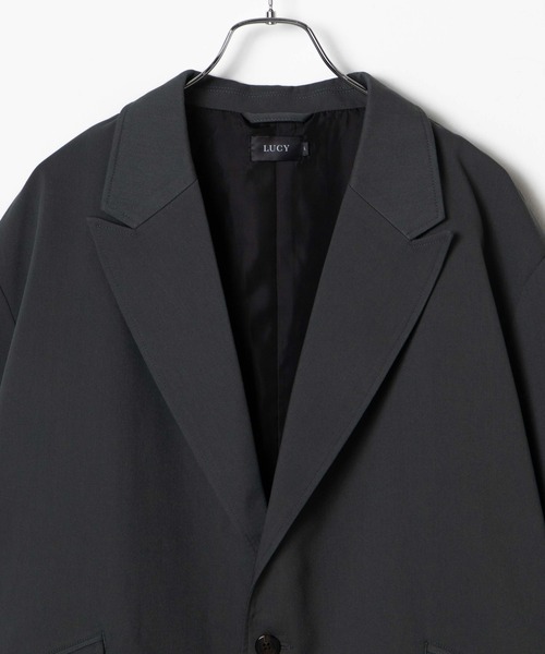 LUCY(ルーシー)の「LUCY/LOOSE TAILORED JACKET(テーラードジャケット・メンズ・ブラック/ブルー系その他・MEDIUM/LARGE)」の9枚目の写真
