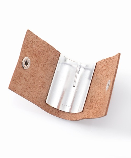 sykia leather hair pierce M レザー beige sykia leather hair pierce M レザー beige