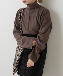 Kastane | テレコハイネックビックロンT(Tシャツ/カットソー)