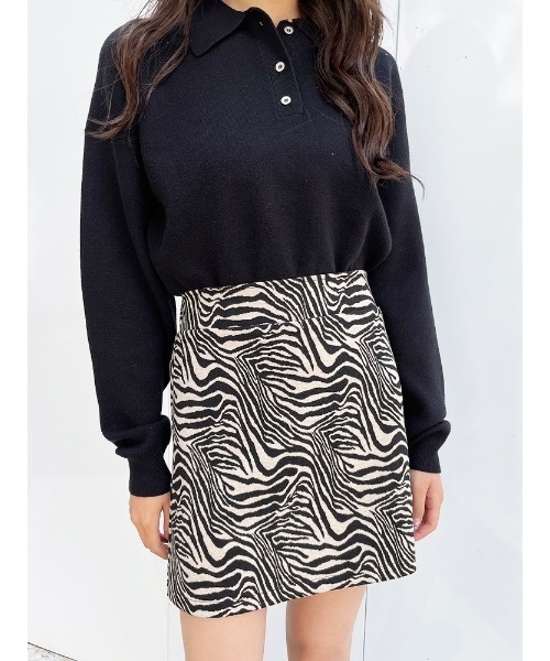 ENVYM（アンビー）の「ストレッチジャガードスカート（スカート・レディース・ベージュ/グレー・FREE）」の19枚目の写真