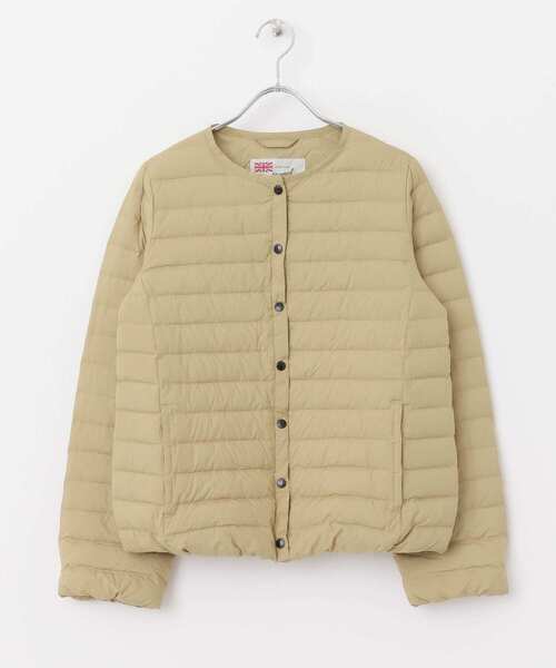 Traditional Weatherwear(トラディショナルウェザーウェア)の「Traditional Weatherwear ARKLEY DOWN PACKABLE(ダウンジャケット/コート・レディース・ブラック/ベージュ・34)」の16枚目の写真