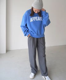 CANAL JEAN | via j(ヴィアジェイ) "APPEASE"裏起毛トレーナー(スウェット)