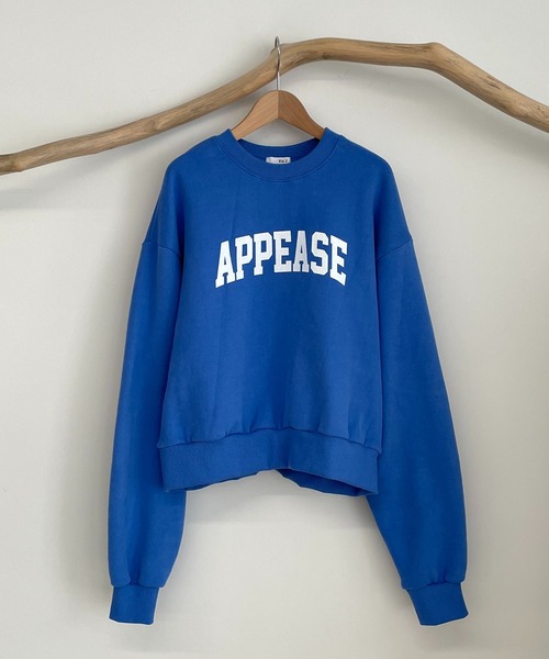 CANAL JEAN(キャナルジーン)の「El mar(エルマール) "APPEASE"裏起毛トレーナー(スウェット・レディース・ブルー/クリーム/ヘザーグレー・ONE SIZE)」の7枚目の写真