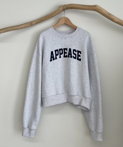 CANAL JEAN(キャナルジーン)の「El mar(エルマール) "APPEASE"裏起毛トレーナー(スウェット・レディース・ブルー/クリーム/ヘザーグレー・ONE SIZE)」の14枚目の写真