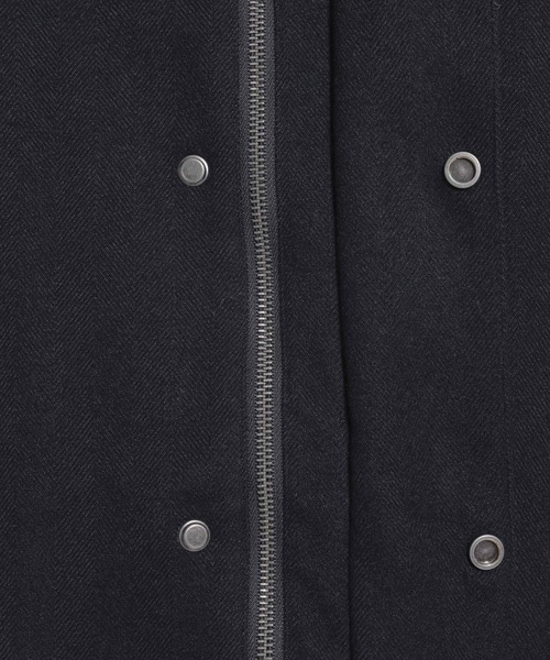 niko and...(ニコアンド)の「ヘリンボーン中綿ブルゾン(ブルゾン・メンズ・ベージュ/カーキ/ネイビー・MEDIUM/LARGE)」の11枚目の写真