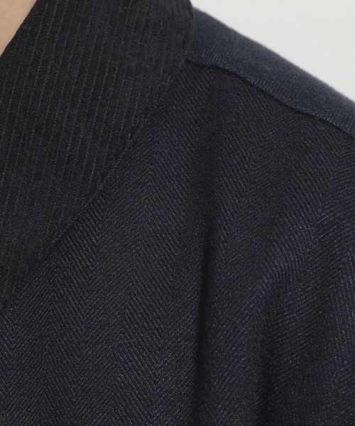 niko and...(ニコアンド)の「ヘリンボーン中綿ブルゾン(ブルゾン・メンズ・ベージュ/カーキ/ネイビー・MEDIUM/LARGE)」の18枚目の写真