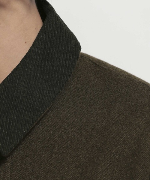 niko and...(ニコアンド)の「ヘリンボーン中綿ブルゾン(ブルゾン・メンズ・ベージュ/カーキ/ネイビー・MEDIUM/LARGE)」の15枚目の写真