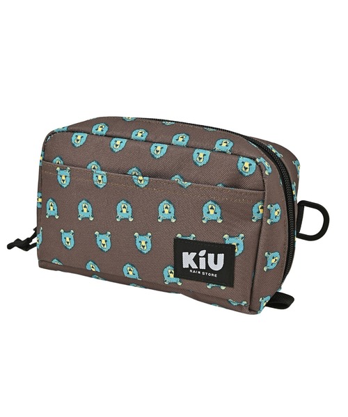 KiU(キウ)の「ウォーターリペレント ポーチL(ポーチ・レディース・カモフラージュ/ホワイト×ブルー/ホワイト系その他/ブラック系その他/その他10/ゼブラ/アニマル/カラフル/ブルー系その他/ブラック/レッド系その他/マルチ/ブラック×カーキ/ブラウン/ブルーグリーン/イエロー/タイガーカモ/ブラック系その他2/ブルー系その他2/ベージュ系その他/レオパード・FREE)」の8枚目の写真
