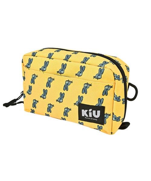 KiU(キウ)の「ウォーターリペレント ポーチL(ポーチ・レディース・カモフラージュ/ホワイト×ブルー/ホワイト系その他/ブラック系その他/その他10/ゼブラ/アニマル/カラフル/ブルー系その他/ブラック/レッド系その他/マルチ/ブラック×カーキ/ブラウン/ブルーグリーン/イエロー/タイガーカモ/ブラック系その他2/ブルー系その他2/ベージュ系その他/レオパード・FREE)」の12枚目の写真