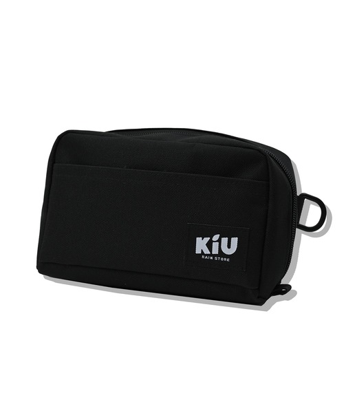 KiU(キウ)の「ウォーターリペレント ポーチL(ポーチ・レディース・カモフラージュ/ホワイト×ブルー/ホワイト系その他/ブラック系その他/その他10/ゼブラ/アニマル/カラフル/ブルー系その他/ブラック/レッド系その他/マルチ/ブラック×カーキ/ブラウン/ブルーグリーン/イエロー/タイガーカモ/ブラック系その他2/ブルー系その他2/ベージュ系その他/レオパード・FREE)」の4枚目の写真