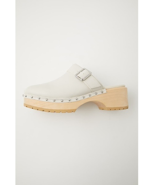 MOUSSY（マウジー）の「BELTED CROGS（サンダル・レディース・アイボリー/ブラック・MEDIUM/SMALL/LARGE）」の6枚目の写真