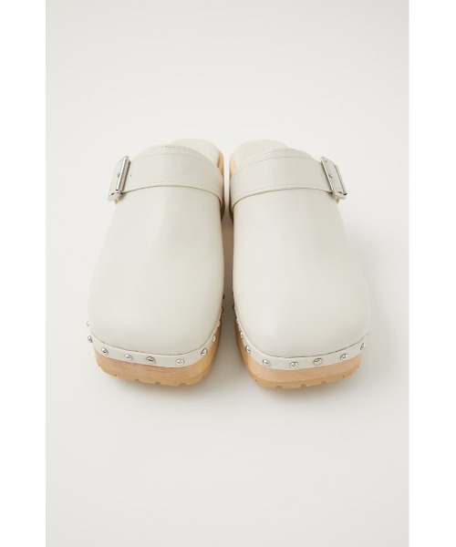 MOUSSY（マウジー）の「BELTED CROGS（サンダル・レディース・アイボリー/ブラック・MEDIUM/SMALL/LARGE）」の3枚目の写真