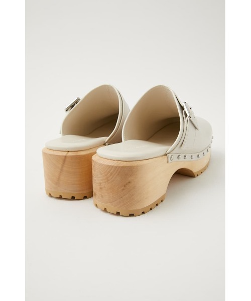 MOUSSY（マウジー）の「BELTED CROGS（サンダル・レディース・アイボリー/ブラック・MEDIUM/SMALL/LARGE）」の10枚目の写真