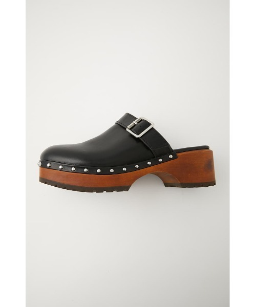 MOUSSY（マウジー）の「BELTED CROGS（サンダル・レディース・アイボリー/ブラック・MEDIUM/SMALL/LARGE）」の5枚目の写真