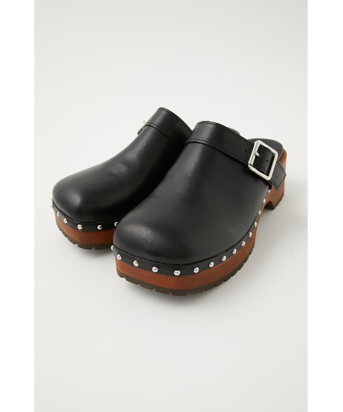 MOUSSY（マウジー）の「BELTED CROGS（サンダル・レディース・アイボリー/ブラック・MEDIUM/SMALL/LARGE）」の4枚目の写真