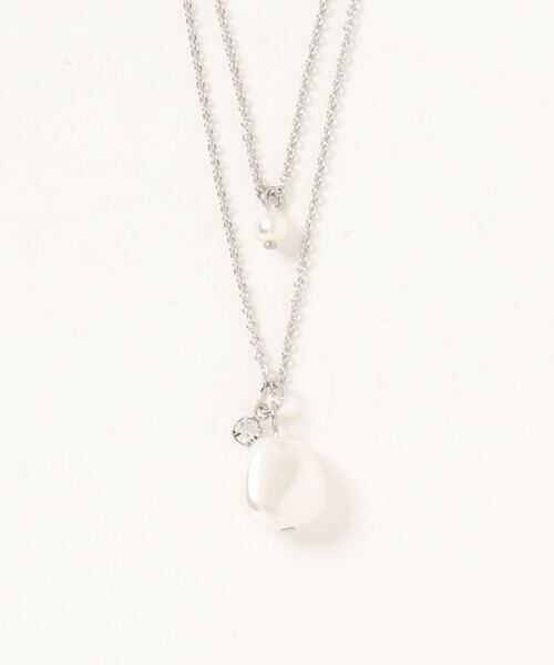 natural couture(ナチュラルクチュール)の「パール2連ネックレス(ネックレス・レディース・その他2/その他1・FREE)」の2枚目の写真