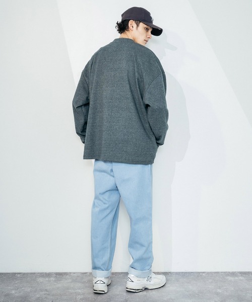 Ressaca（レサーカ）の「オーバーサイズ ボリュームニットカーディガン（カーディガン/ボレロ・メンズ・イエロー/グリーン/オレンジ/ブラック/ブルー・M/XL/L）」の7枚目の写真