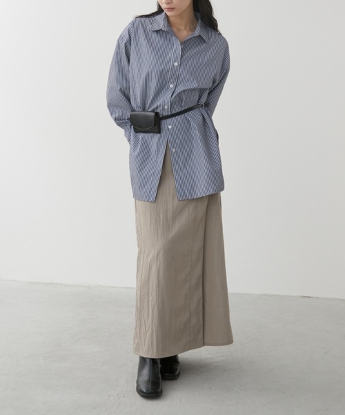 新色追加】オーバーサイズベーシックルーズシャツ【ロングセラー