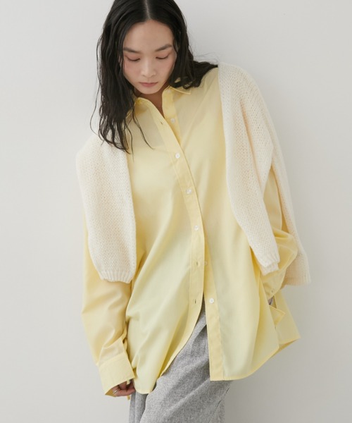 新色追加】オーバーサイズベーシックルーズシャツ【ロングセラー