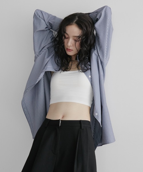 新色追加】オーバーサイズベーシックルーズシャツ【ロングセラー