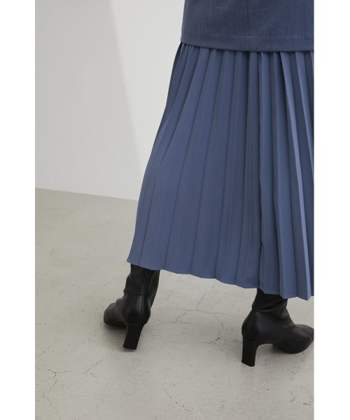 STYLEMIXER(スタイルミキサー)の「レイヤードプリーツスカート(スカート・レディース・ブラック/ブルー・SMALL/MEDIUM/X-SMALL)」の6枚目の写真