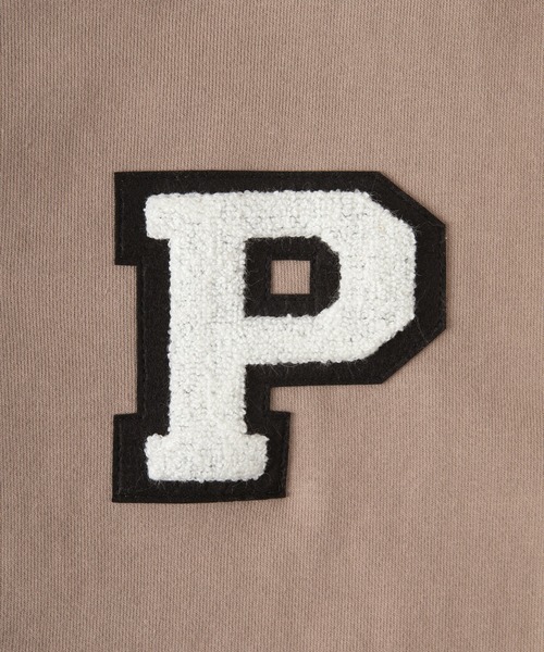 make a ray!(メイク ア レイ!)の「ワッペン刺繍 リブライン オーバーサイズ カットスタジャン(スタジャン・メンズ・ベージュ/グリーン/ブラック・M/L)」の16枚目の写真