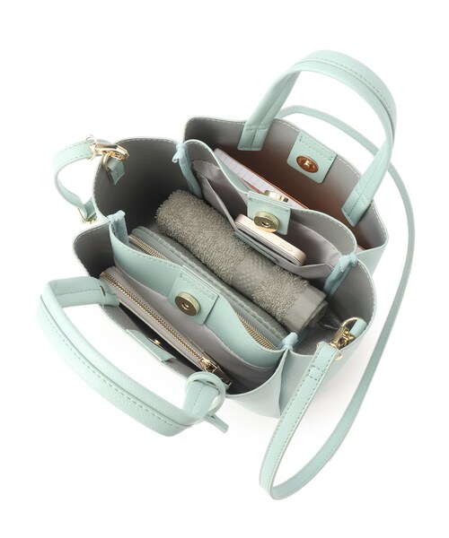 index（インデックス）の「◇あおりポケットミニトートバッグ【軽量