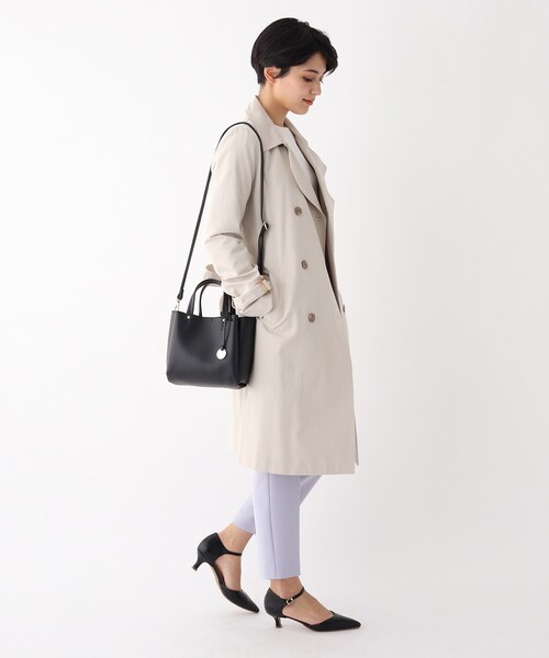 index（インデックス）の「◆あおりポケットミニトートバッグ【軽量・2WAY】（ショルダーバッグ・レディース・ブラック/パープル/ライトグリーン/ライトベージュ・00）」の12枚目の写真